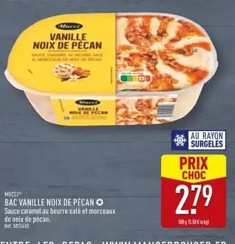 MUCCI Bac vanille noix de pécan