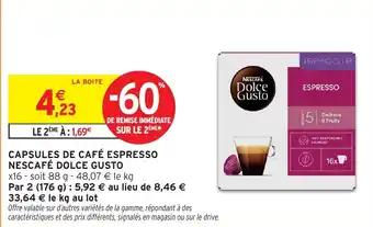 Promotion Exclusives de 16
Nescafé : Découvrez l'Offre incontournable