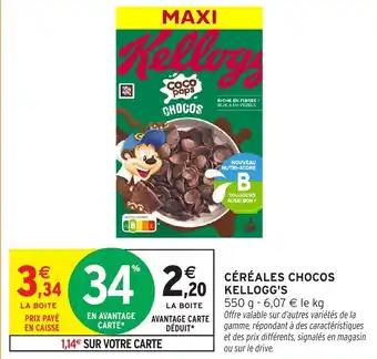 Céréales chocos kellogg's 550 g