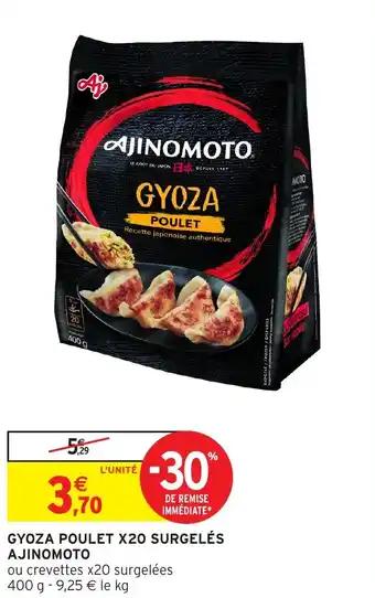 Gyoza poulet x20 surgelés ajinomoto 400 g