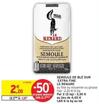 Promotion Exclusives de 13
Semoule : Découvrez l'Offre incontournable