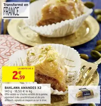 Baklawa amandes x2 140 g