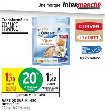 Râpé de surimi msc odyssée 200 g