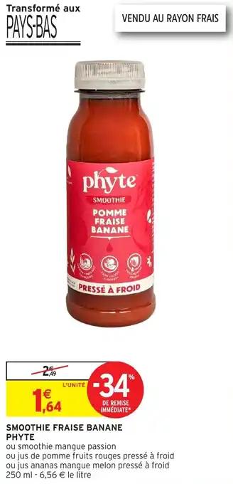 Smoothie fraise banane phyte 250 ml