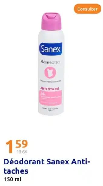 Déodorant Sanex Anti- taches 150 ml