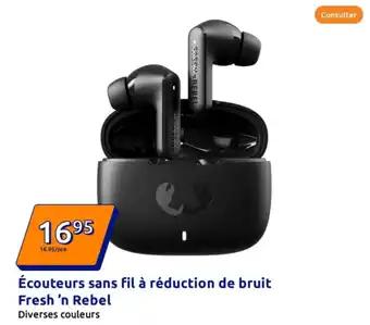 Écouteurs sans fil à réduction de bruit Fresh 'n Rebel