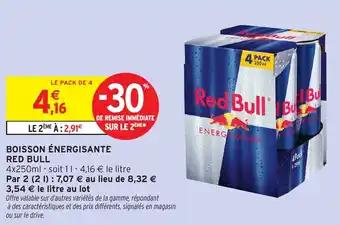 Promotion Exclusives de 3
Red bull : Découvrez l'Offre incontournable
