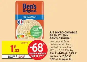 Promotion Exclusives de 5
Ben's original : Découvrez l'Offre incontournable