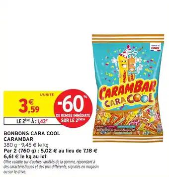 Bonbons cara cool carambar 380 g