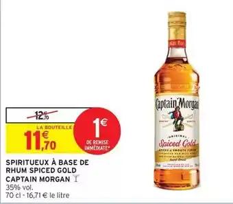 Captain morgan - spiritueux à base de rhum spiced gold