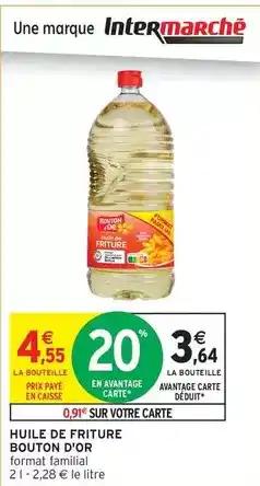 Bouton d'or - huile de friture