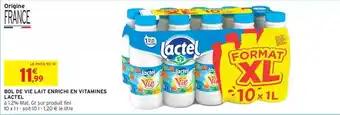 Lactel - bol de vie lait enrich en vitamines