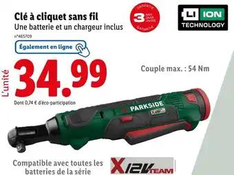 PARKSIDE Clé à cliquet sans fil