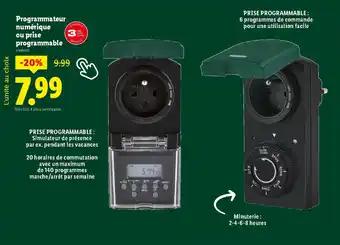 Programmateur numérique ou prise programmable