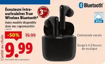 Promotion Exclusives de 1
Écouteurs true wireless : Découvrez l'Offre incontournable