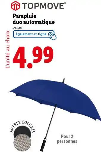 TOPMOVE Parapluie duo automatique