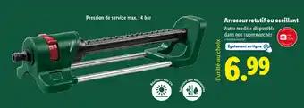Arroseur rotatif ou oscillant