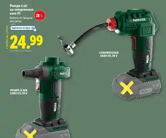 Pompe à air ou compresseur sans fil