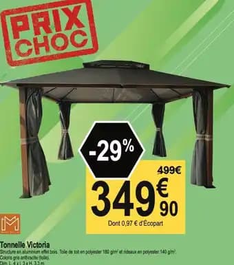 Promotion Exclusives de 25
Tonnelle : Découvrez l'Offre incontournable