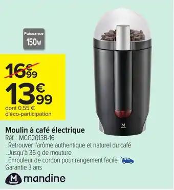 Promotion Exclusives de 1
Moulin a cafe : Découvrez l'Offre incontournable