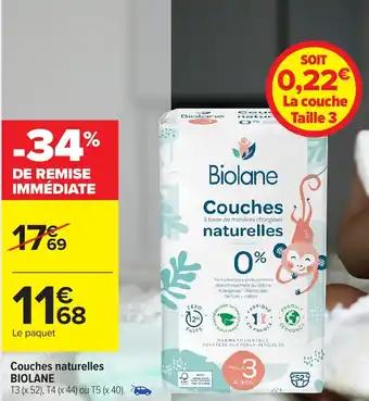 BIOLANE Couches naturelles