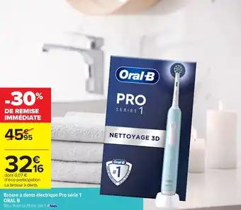 ORAL B Brosse à dents électrique Pro série 1