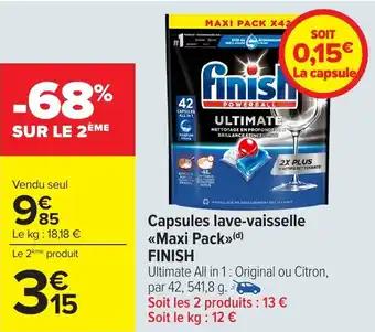 FINISH Capsules lave-vaisselle <<Maxi Pack> 541.8 g