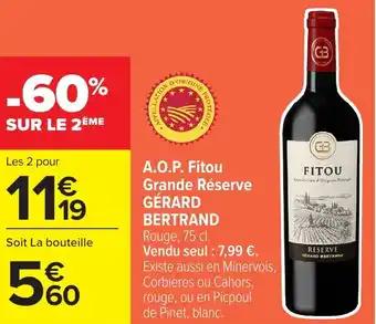 Promotion Exclusives de 4
Fitou : Découvrez l'Offre incontournable