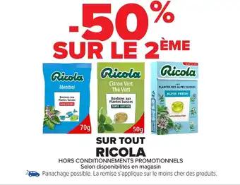 Promotion Exclusives de 1
Ricola : Découvrez l'Offre incontournable