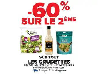 LES CRUDETTES Sur tout