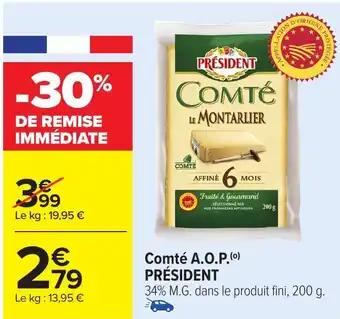 PRÉSIDENT Comté A.O.P. 200 g