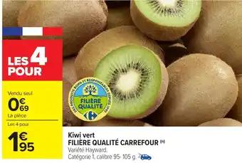 Kiwi vert filière qualité carrefour