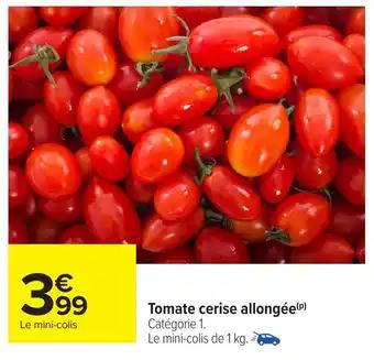 Tomate cerise allongée 1 kg
