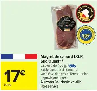 Magret de canard I.G.P. Sud Ouest 400 g