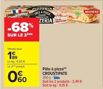 Promotion Exclusives de 20
Pâte à pizza : Découvrez l'Offre incontournable
