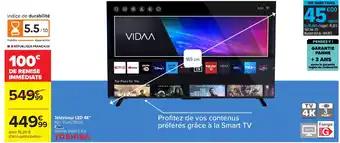 TOSHIBA Téléviseur LED 4K