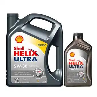 SHELL Huile Shell Helix Ultra 5W30 Lot 5 L + 1 L essence et diesel