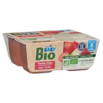 CARREFOUR BABY BIO Purée de fruits Bébé