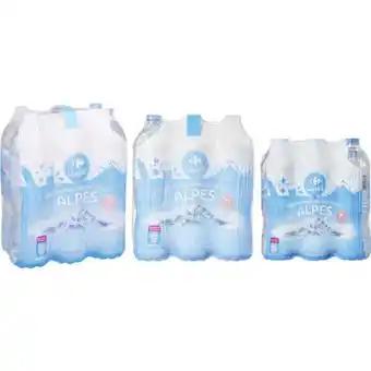 CARREFOUR CLASSIC' SUR TOUS LES PACKS D'EAU MINÉRALE NATURELLE DES ALPES
