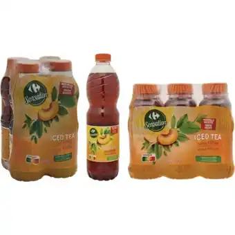 CARREFOUR SENSATION SUR TOUTES LES BOISSONS AROMATISÉES AU THÉ