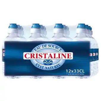CRISTALINE Eau de source plate