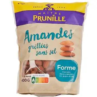 Amandes décortiquées grillées sans sel MAITRE PRUNILLE