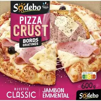 SODEBO Pizza Crust bords gratinés