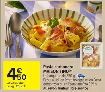 MAISON TINO Pasta carbonara 350 g