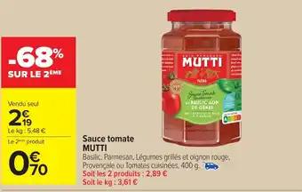 MUTTI Sauce tomate 400 g
