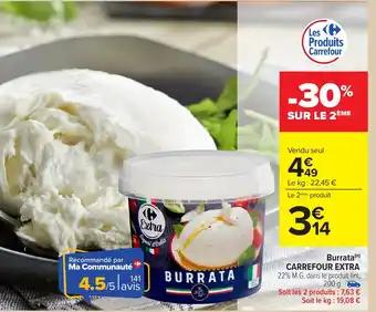 CARREFOUR EXTRA Burrata 200 g
