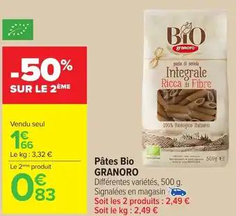 GRANORO Pâtes Bio 500 g