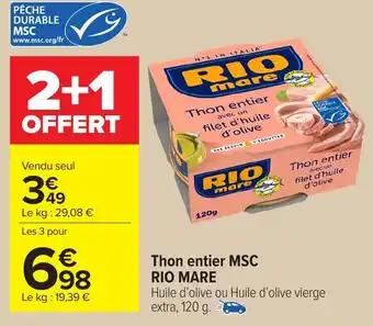 RIO MARE Thon entier 120 g