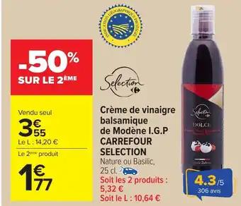 Promotion Exclusives de 1
Crème balsamique : Découvrez l'Offre incontournable