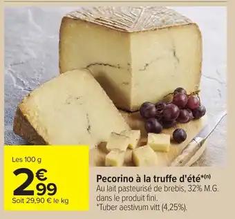 Pecorino à la truffe d'été